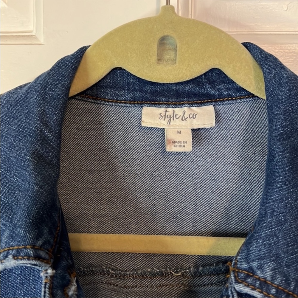 Style & Co. Denim Jacket - Picture 3 of 5